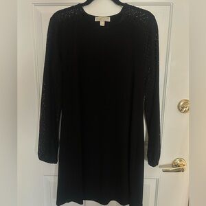 Michael Kors Black Long Sleeve Dress